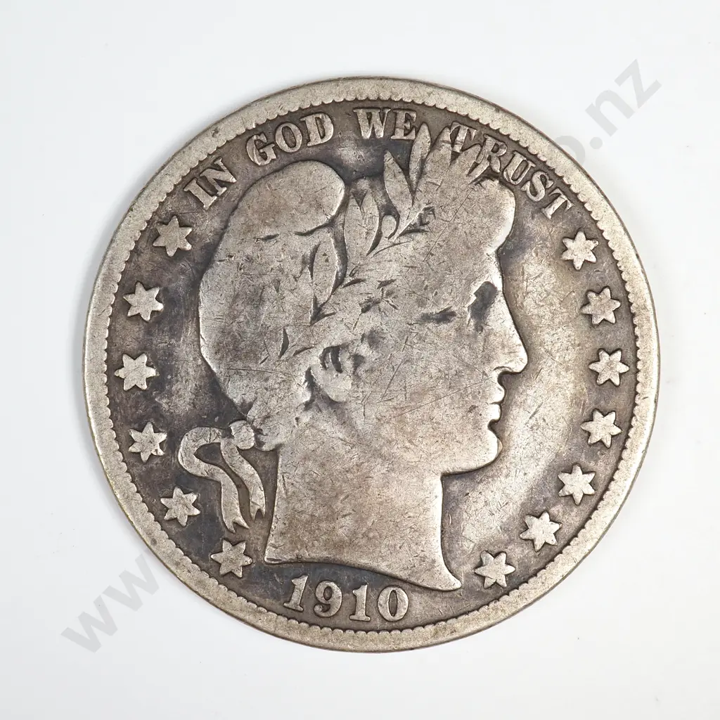 1910 S Barber Half Dollar Image 1++