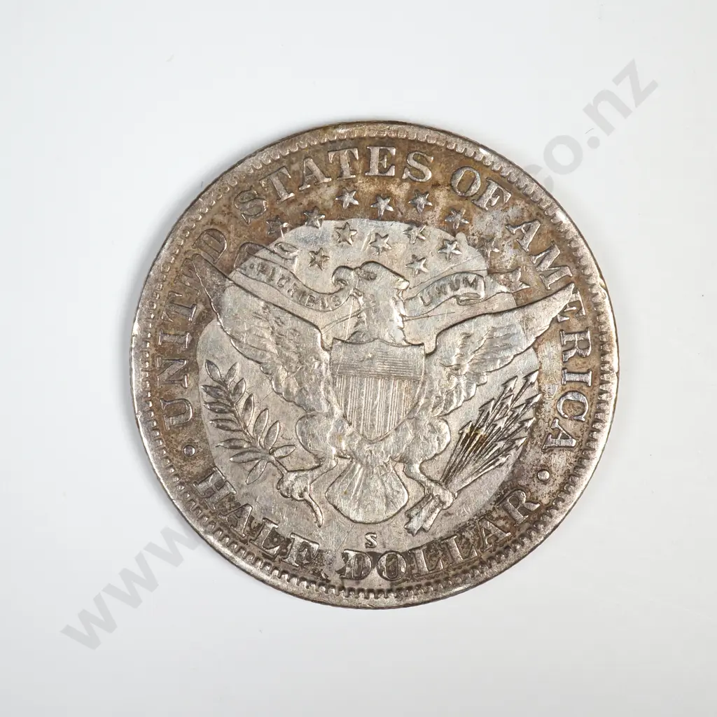 1915 S Barber Half Dollar Image 1++