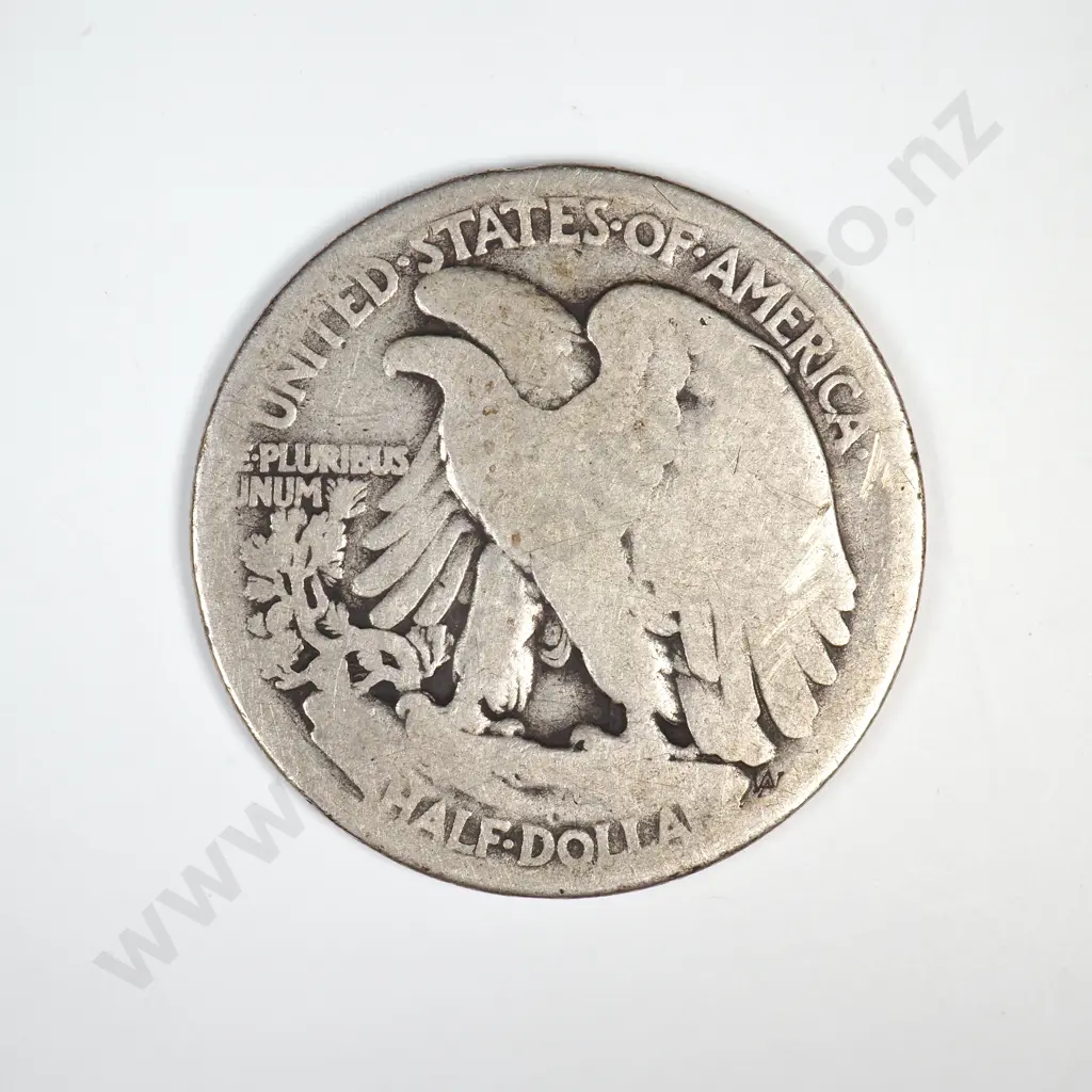 1916 D Walking Liberty Half Dollar Image 1++