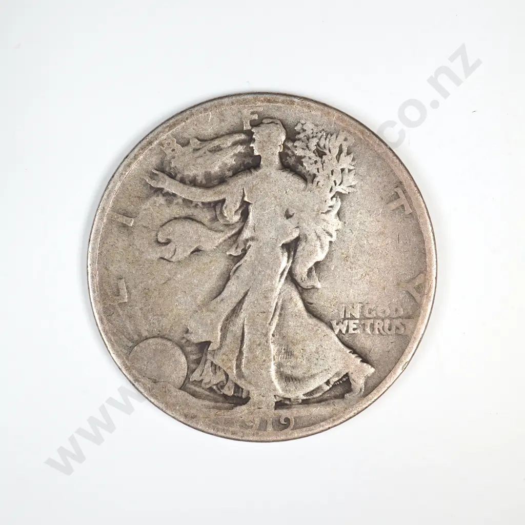 1919 Walking Liberty Half Dollar Image 1++