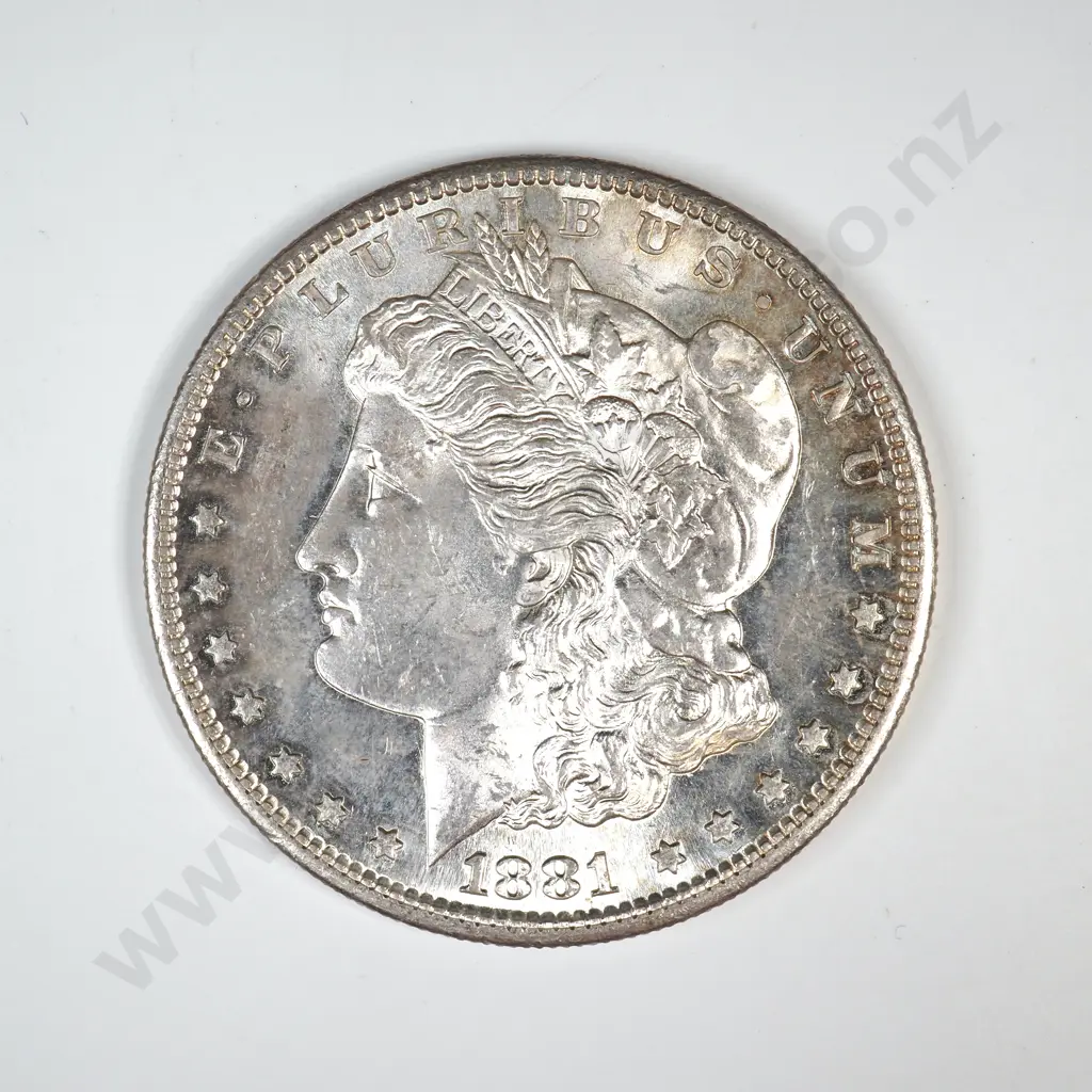 1881 S Morgan Dollar Image 1++