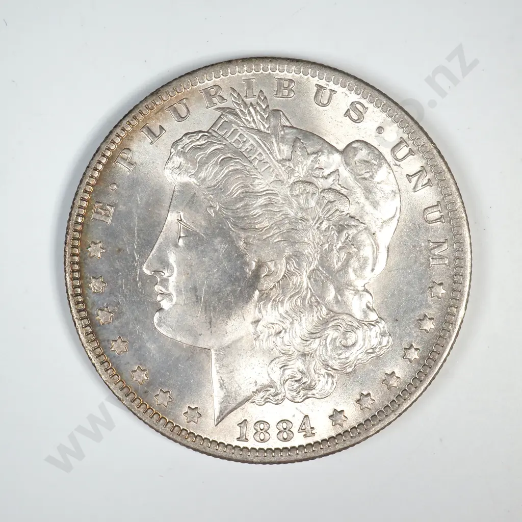 1884 O Morgan Dollar Image 1++