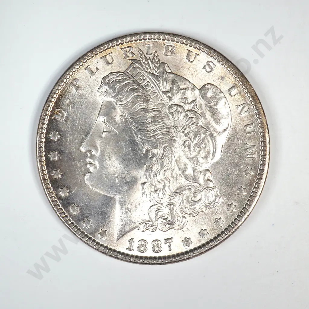 1887 Morgan Dollar Image 1++