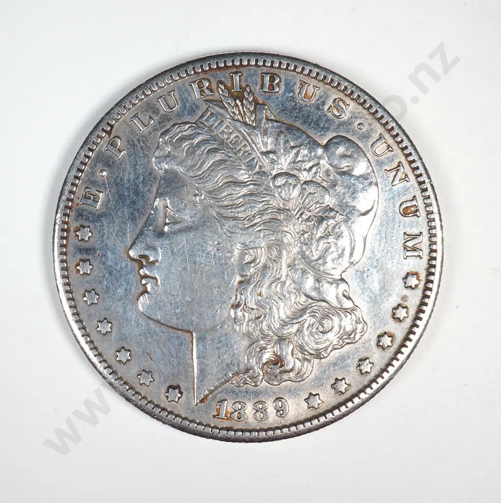 1889 S Morgan Dollar Image 1++