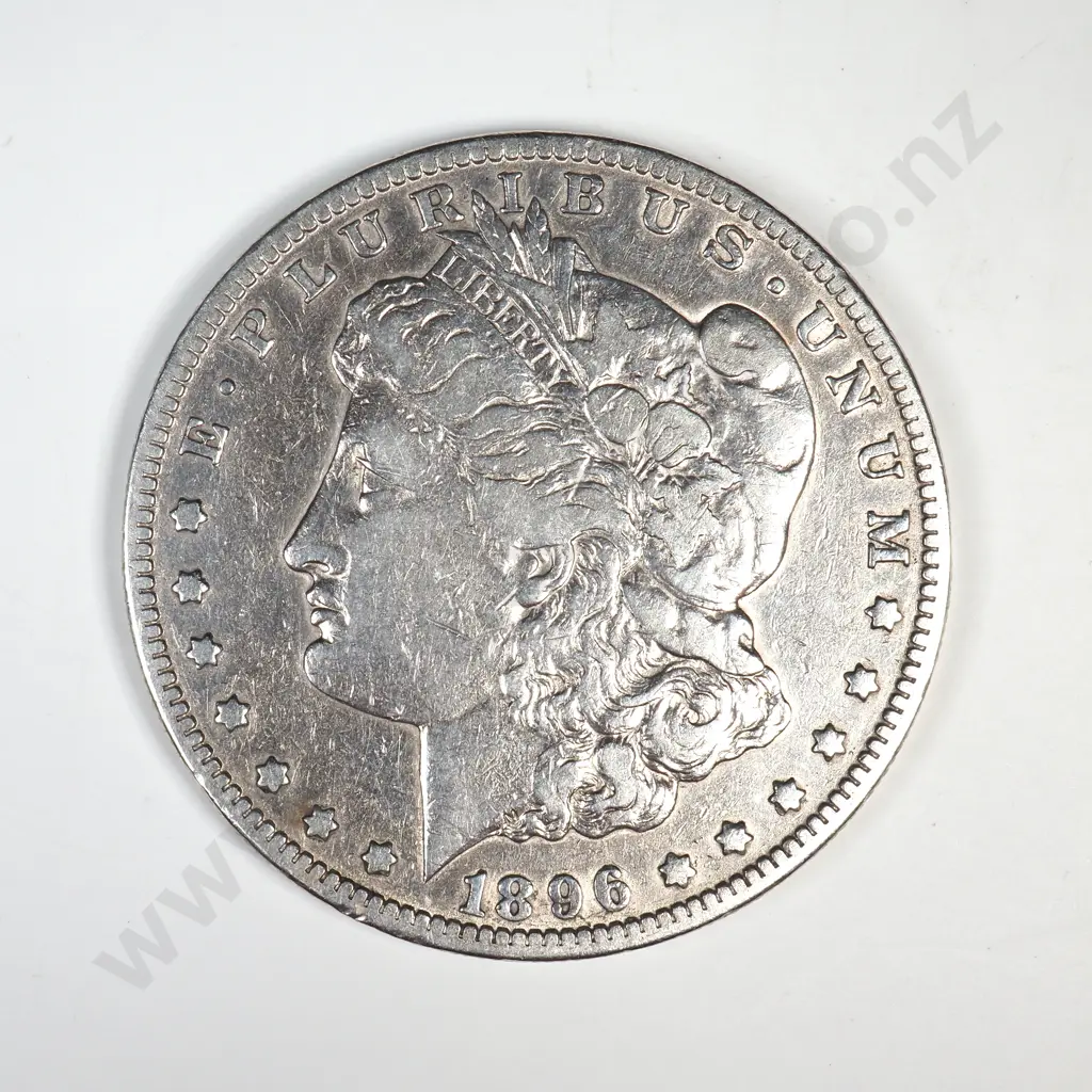 1896 S Morgan Dollar Image 1++