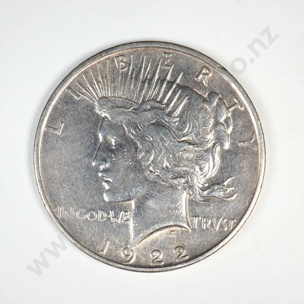 1922 D Peace Dollar Image 1++