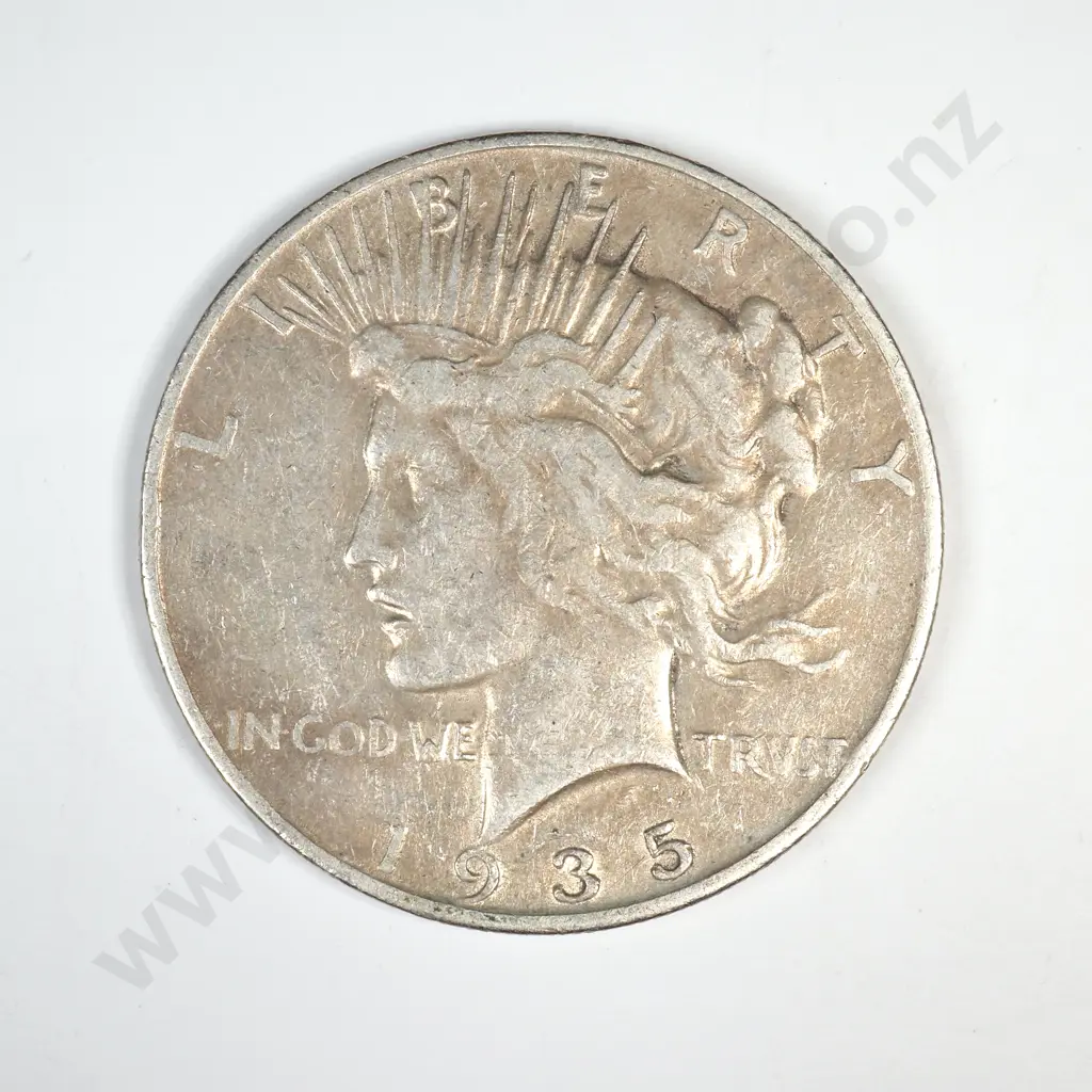1935 S Peace Dollar Image 1++