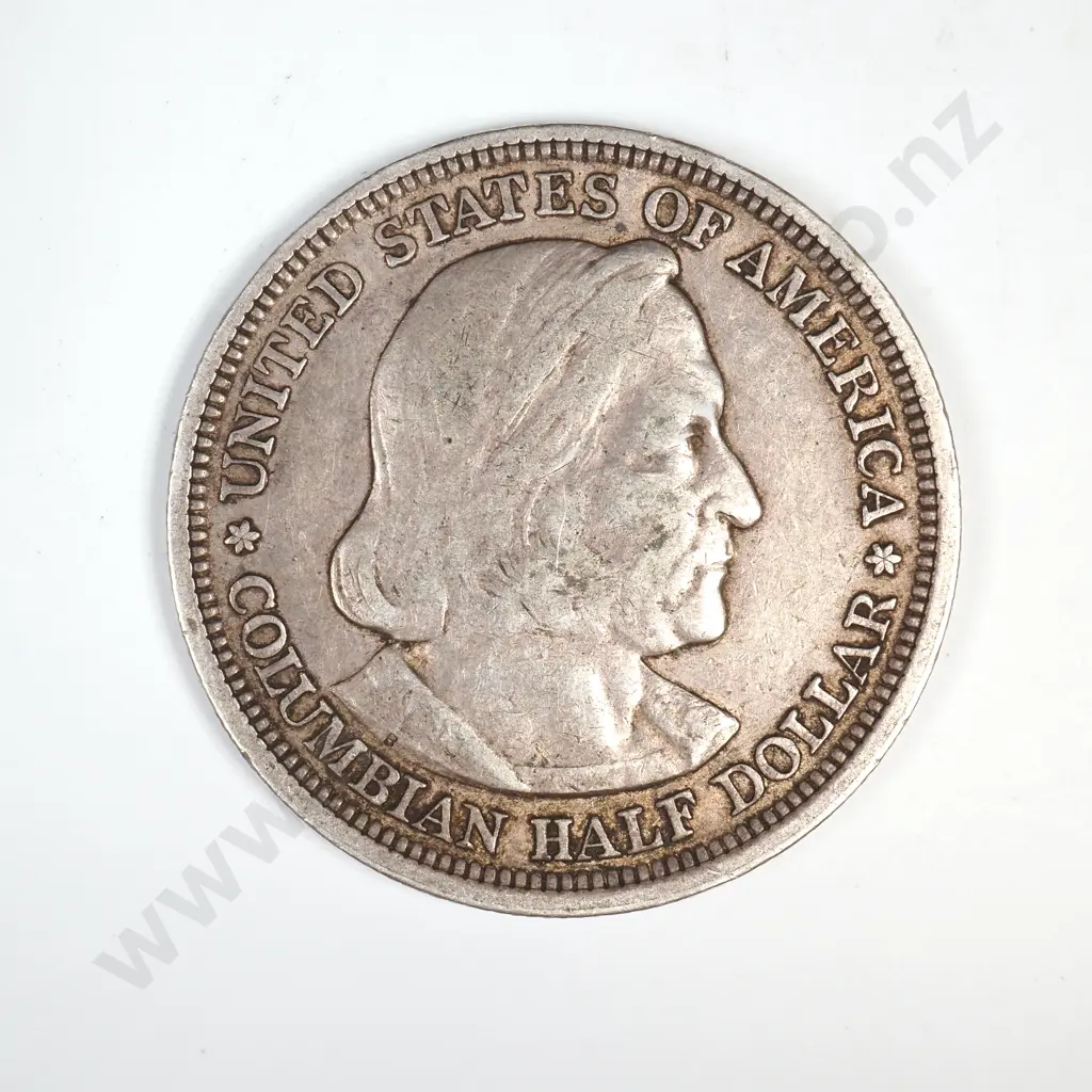 1893 Columbian Exposition Commemorative Half Dollar Image 1++