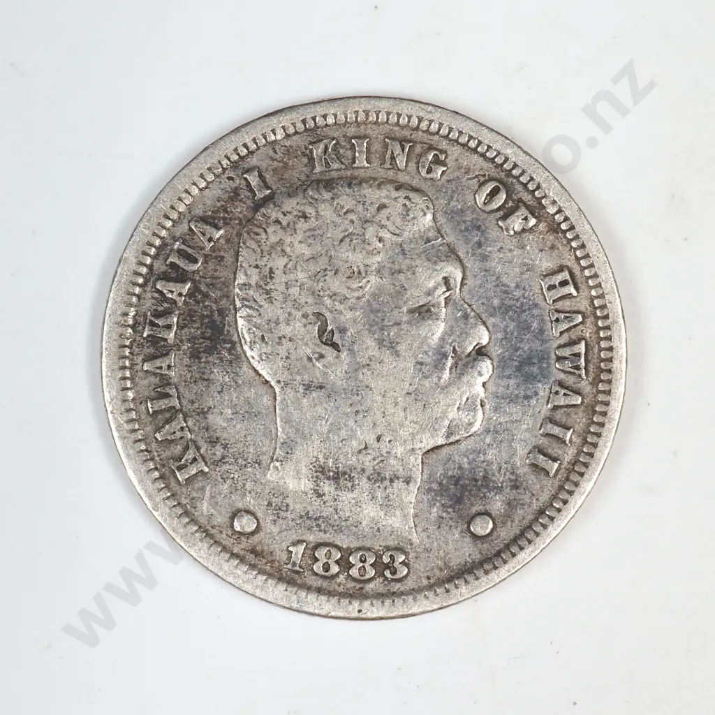 1883 Hawaii Dime Image 1++