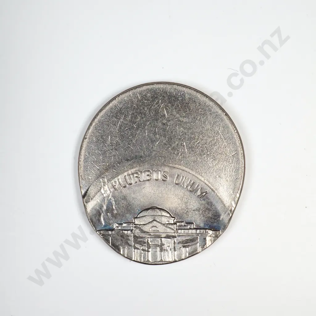 Jefferson Nickel Mis-Strike Image 1++