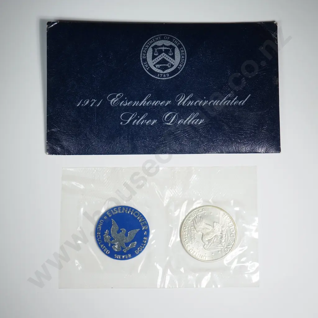 1971 Eisenhower Uncirculated Silver Dollar Image 1++