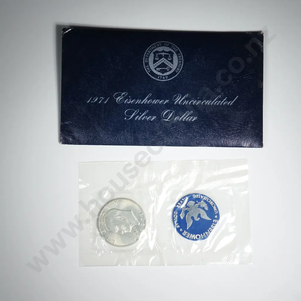 1971 Eisenhower Uncirculated Silver Dollar Image 1++