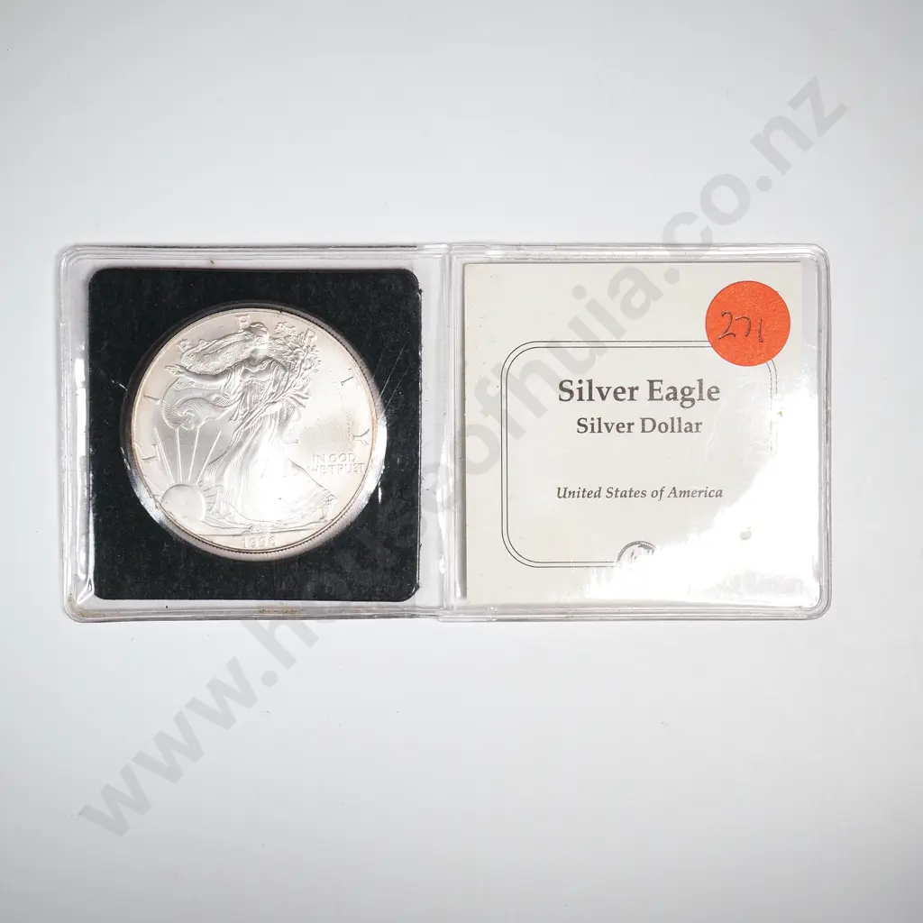 1996 Uncirculated Silver Dollar Image 1++