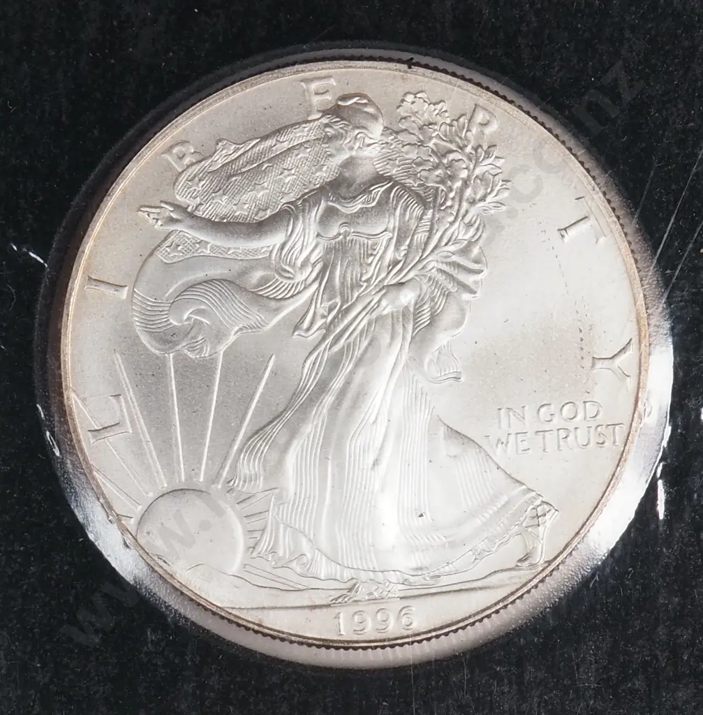 1996 Uncirculated Silver Dollar Image 1++