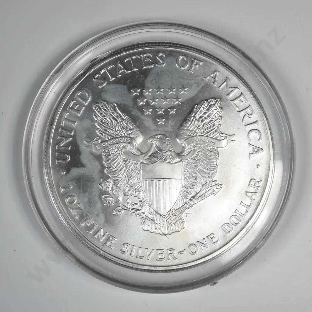 2000 Enamelled Uncirculated Silver Dollar Image 1++