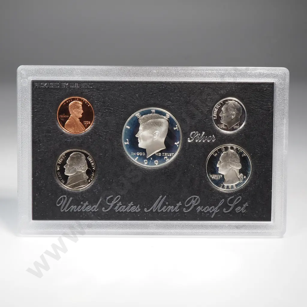 1992 Silver Proof Set Image 1++