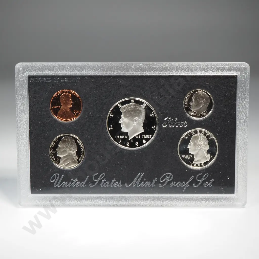 1998 Silver Proof Set Image 1++