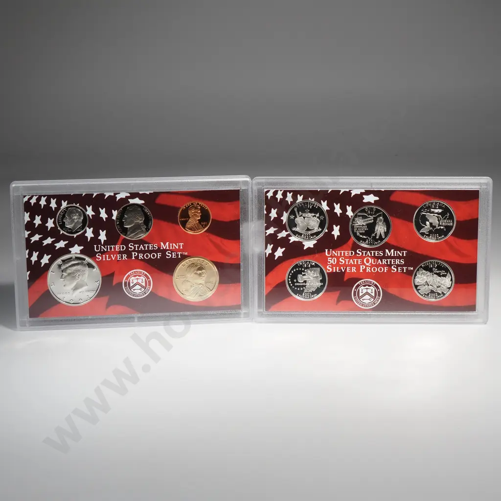 2002 50 State Quarters Silver Proof Set (10 coins) Image 1++