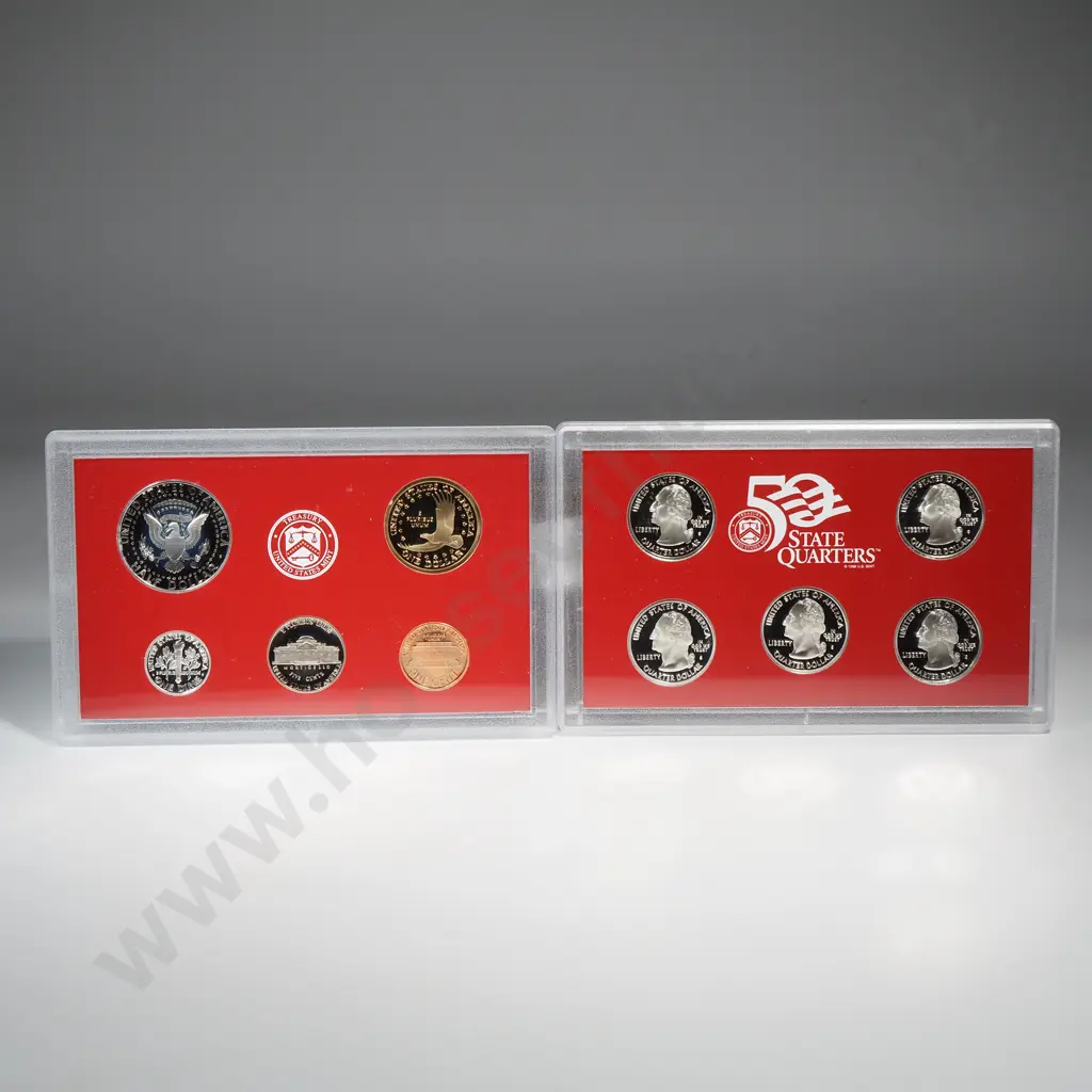 2002 50 State Quarters Silver Proof Set (10 coins) Image 1++