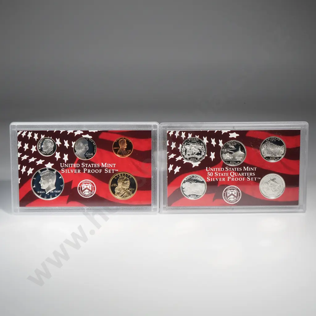 2006 Silver Proof Sets (Two sets, 11 coins) Image 1++