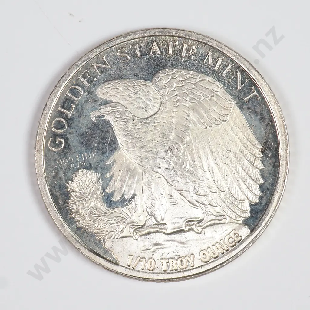 Golden State Mint one tenth troy ounce .999 silver Image 1++