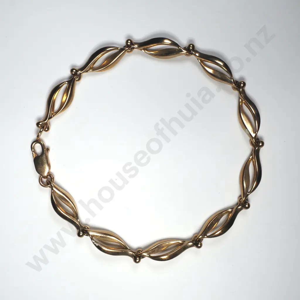 Vintage 9ct Gold Bracelet Image 1++
