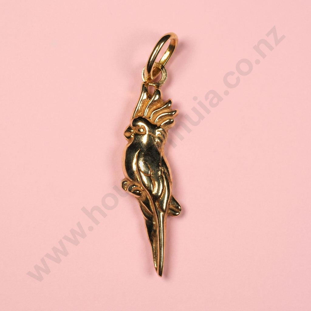 18ct Gold Bird Pendant Image 1++