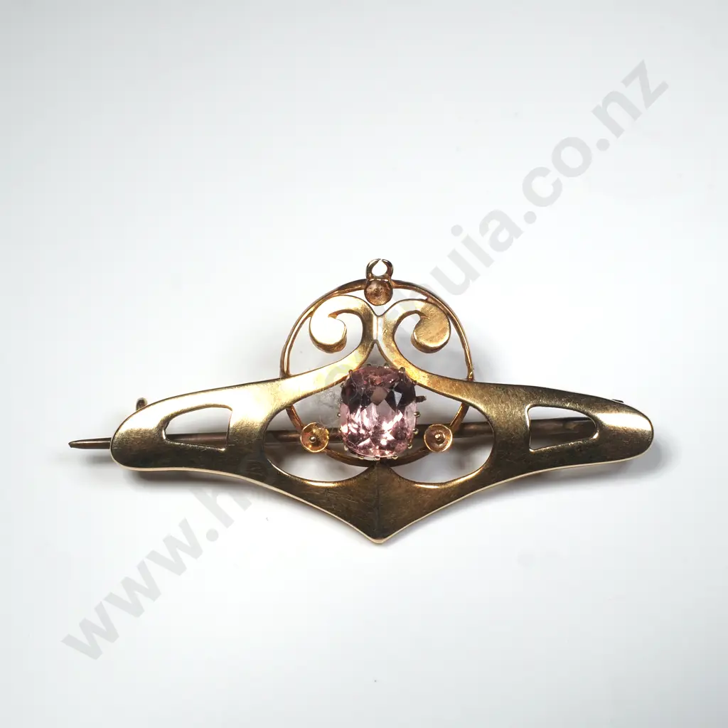 Antique 15ct Gold Brooch Image 1++