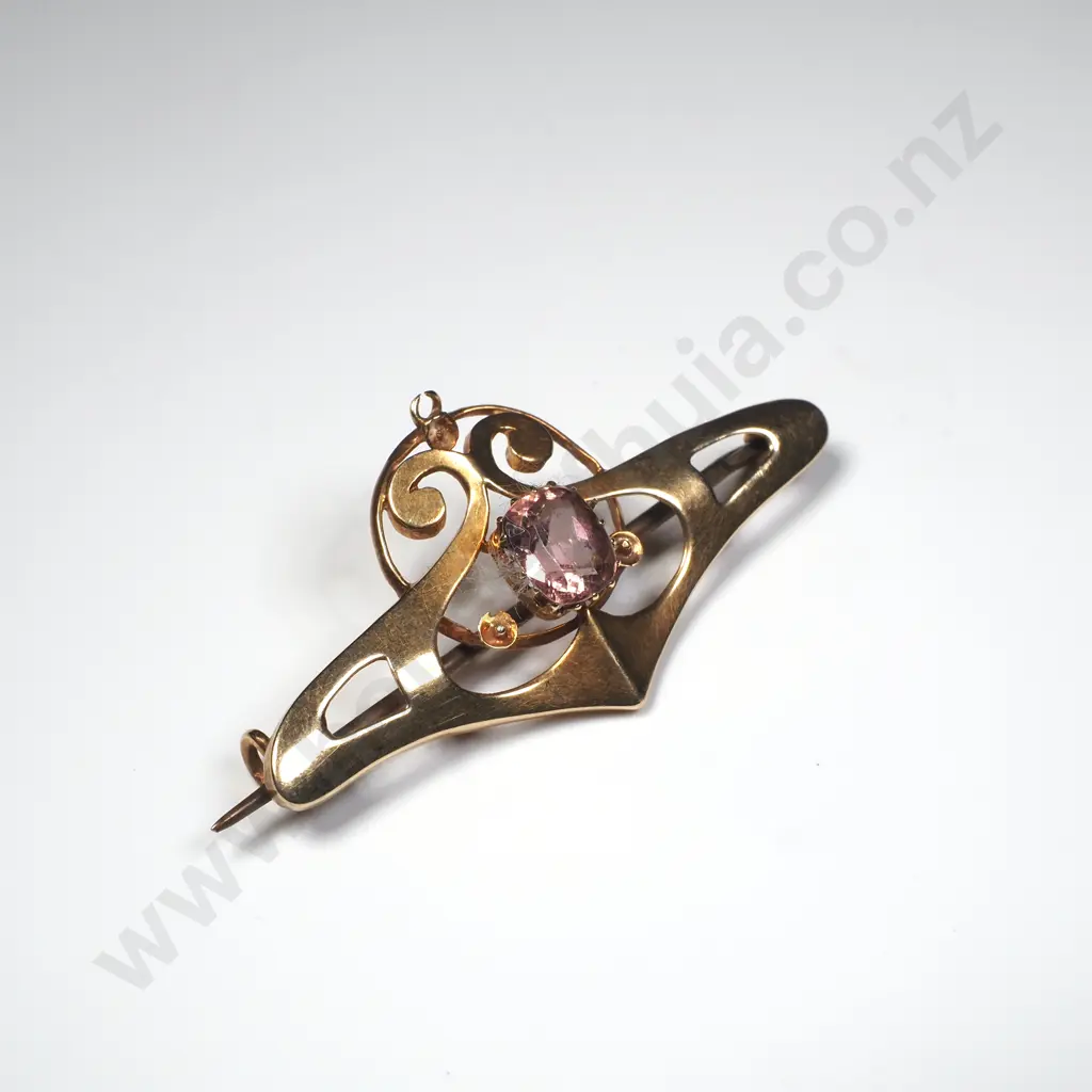 Antique 15ct Gold Brooch Image 1++