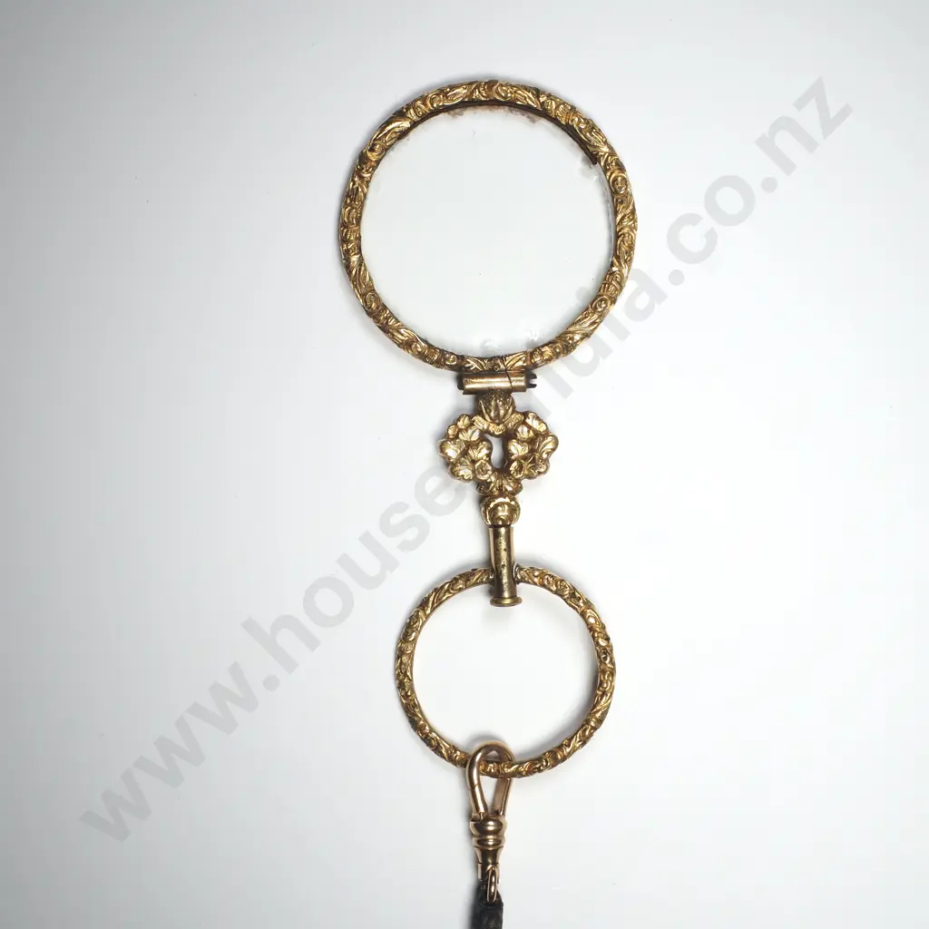 Antique Ornate Rolled Gold Lornette Image 1++