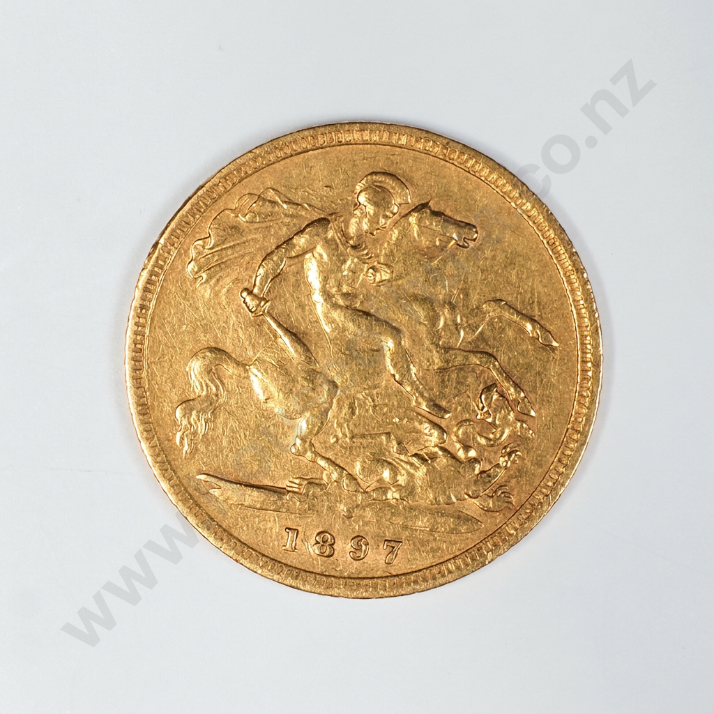 1897 Sydney Half Sovereign Image 1++