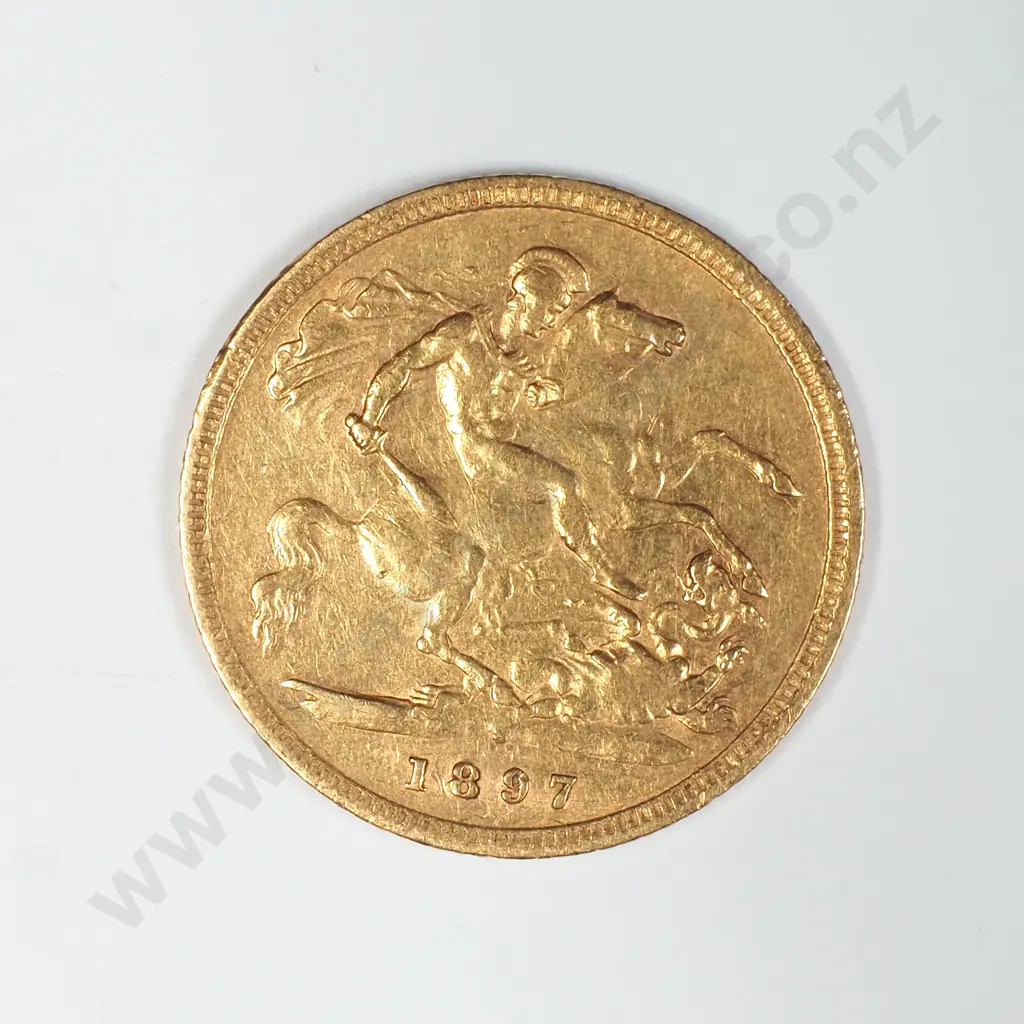 1897 Sydney Half Sovereign Image 1++