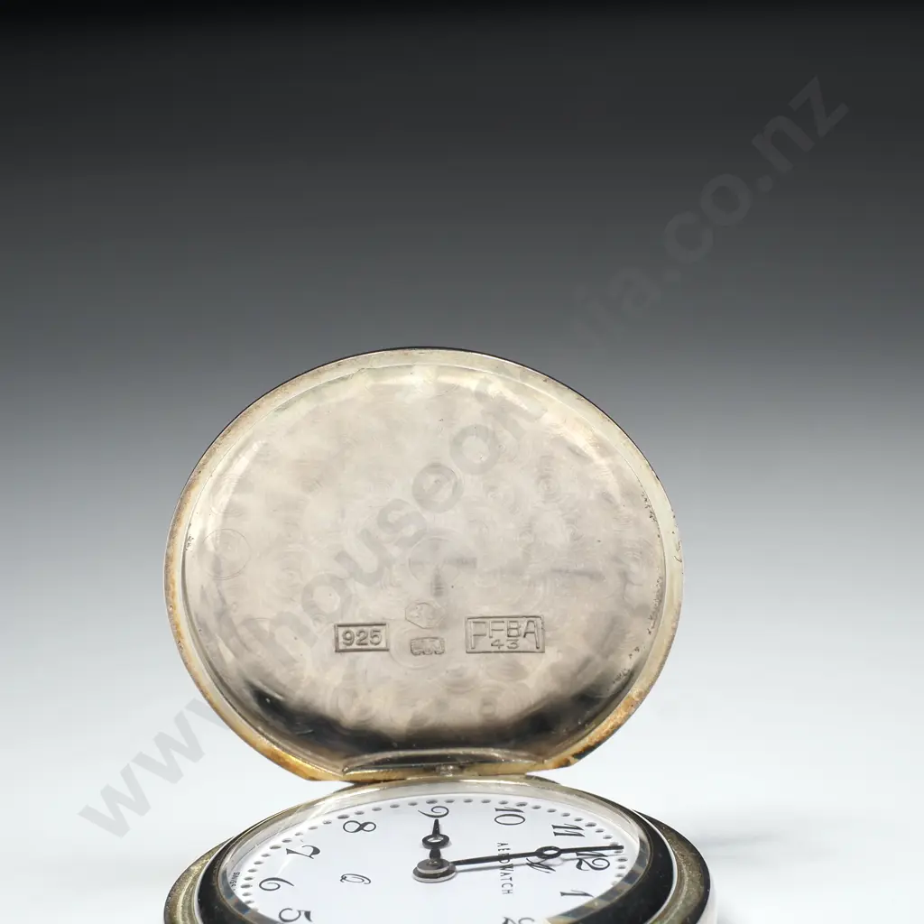 Sterling Silver Ladies Pocket Watch Image 1++