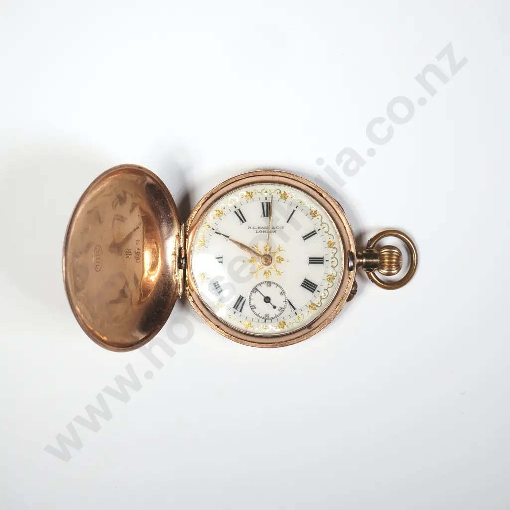 Antique 10ct Gold Ladies Pocket Watch Image 1++