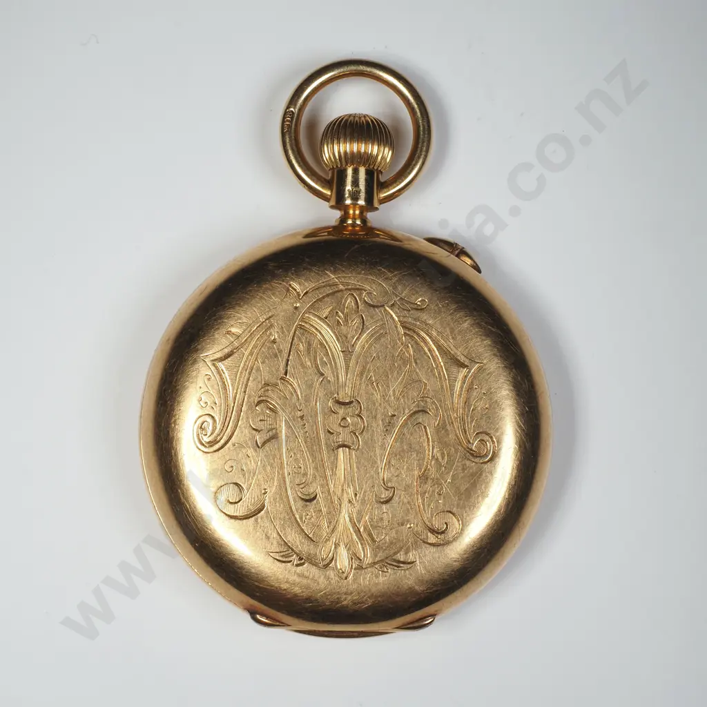 Antique 18ct Gold Pocket Watch Image 1++