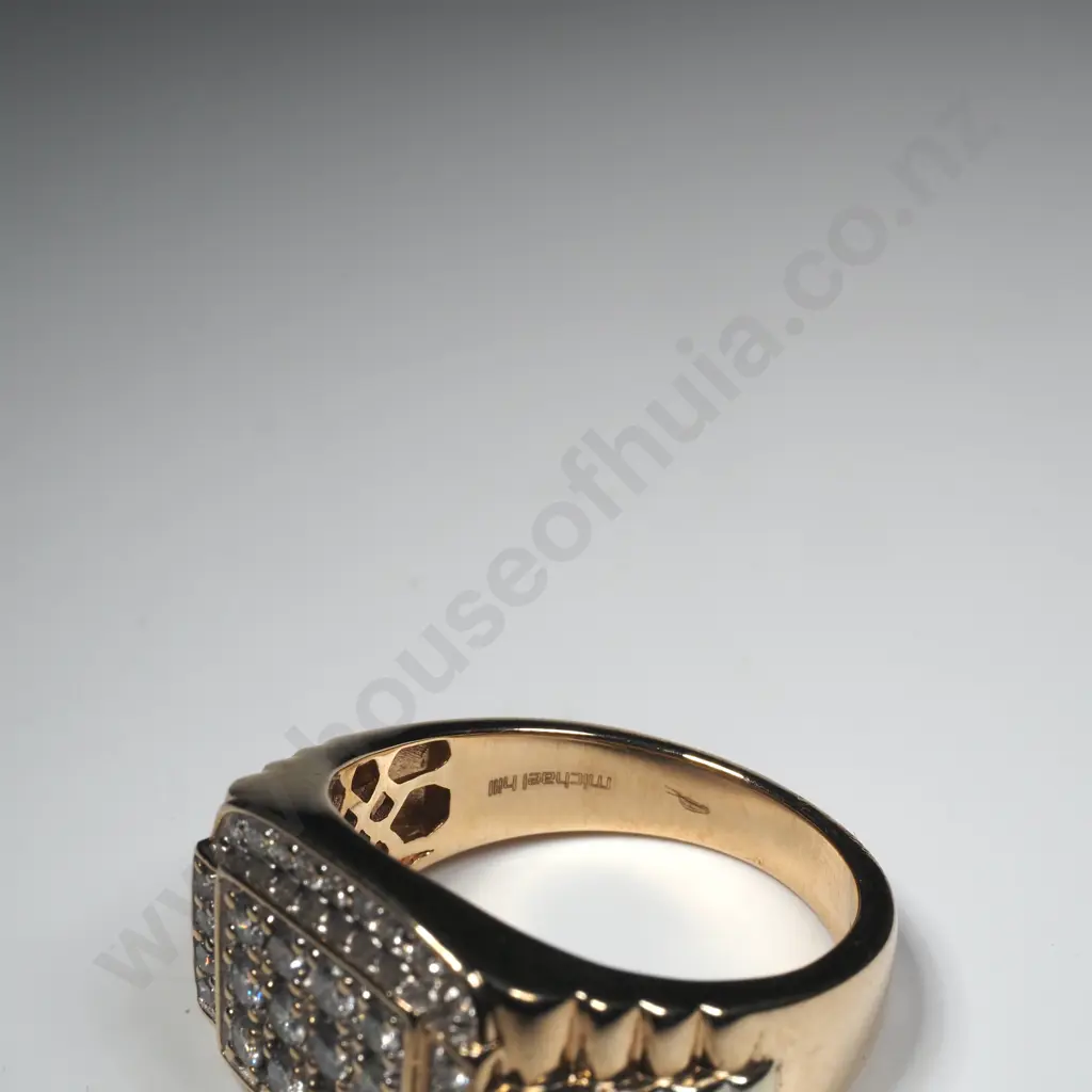 Large 10ct Gold Diamond Ring w Valuation for $3,299.00 Image 1++