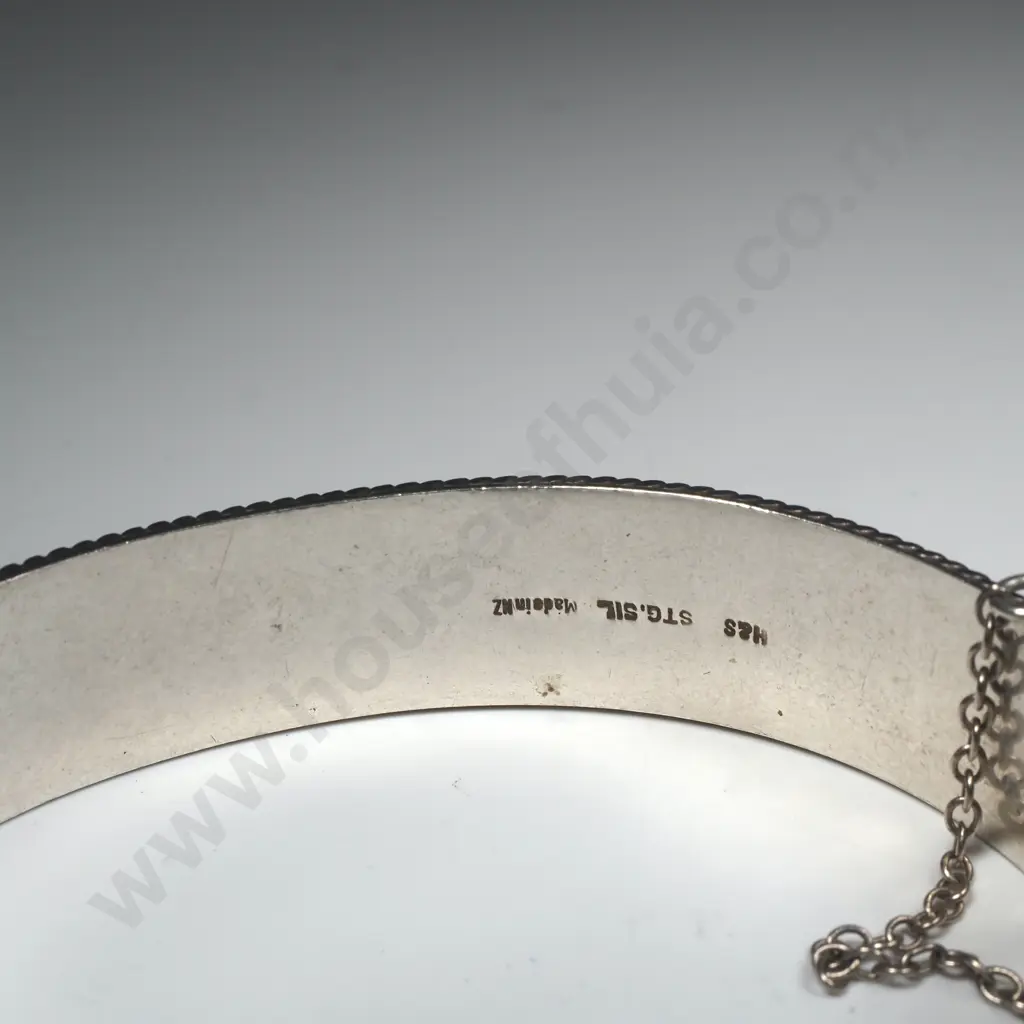 Sterling Silver Hinged Bracelet Image 1++