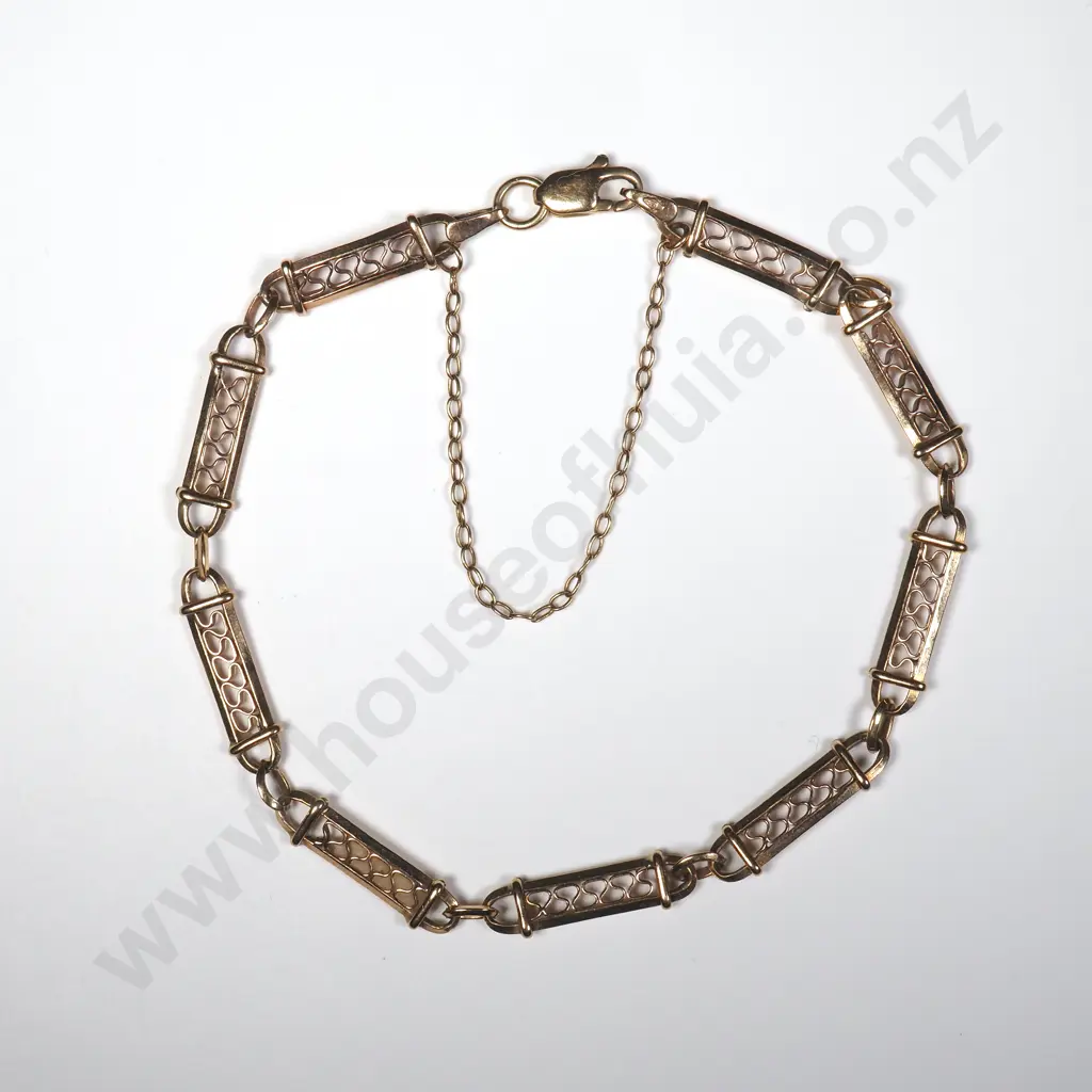 Fancy 9ct Gold Bracelet Image 1++