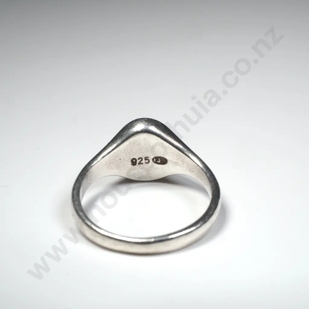 Sterling Silver & Lapis Lazuli Ring Image 1++