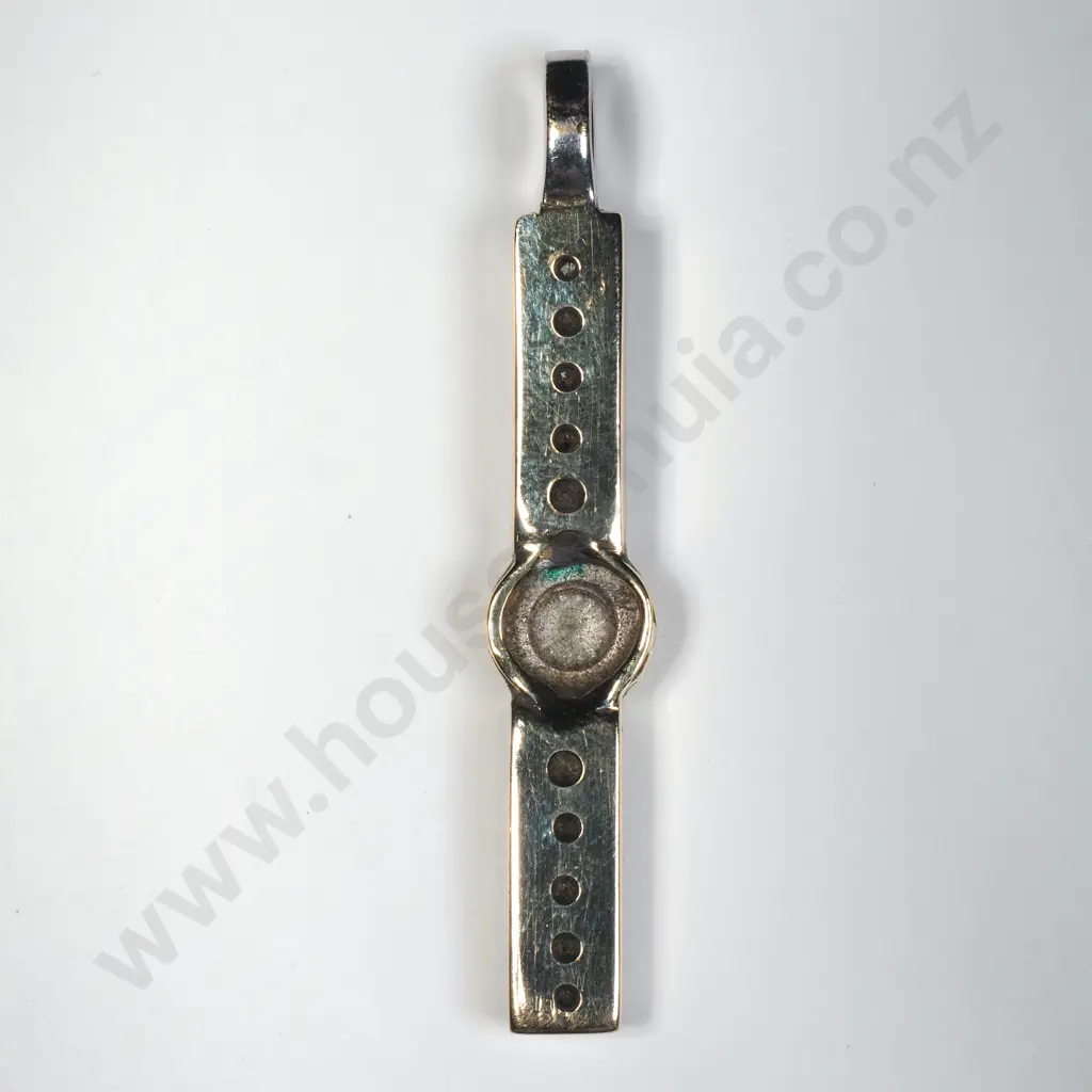18ct & 9ct Gold Diamond Pendant w Valuation for $4,652.00 Image 1++