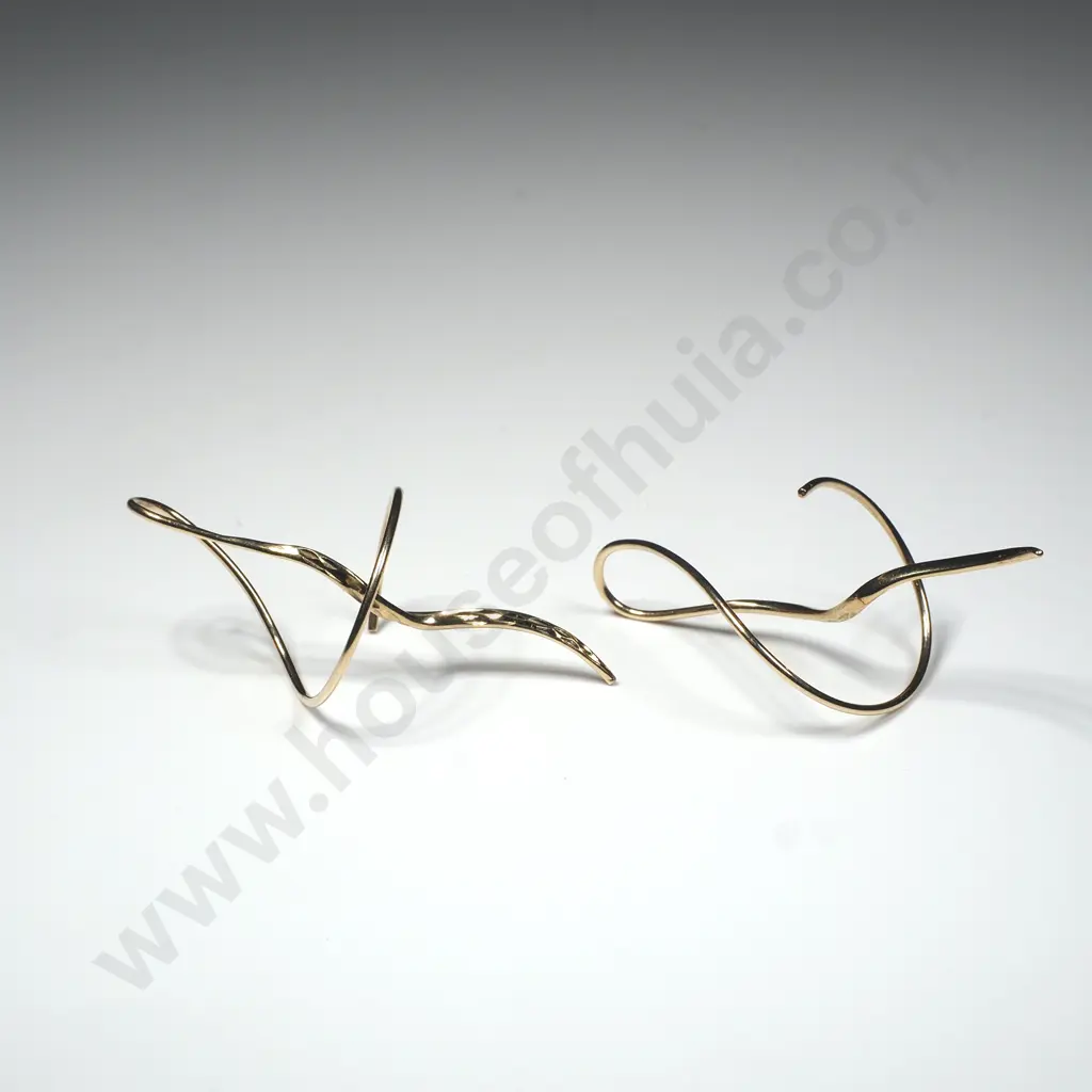 Fancy 9ct Gold Earrings Image 1++