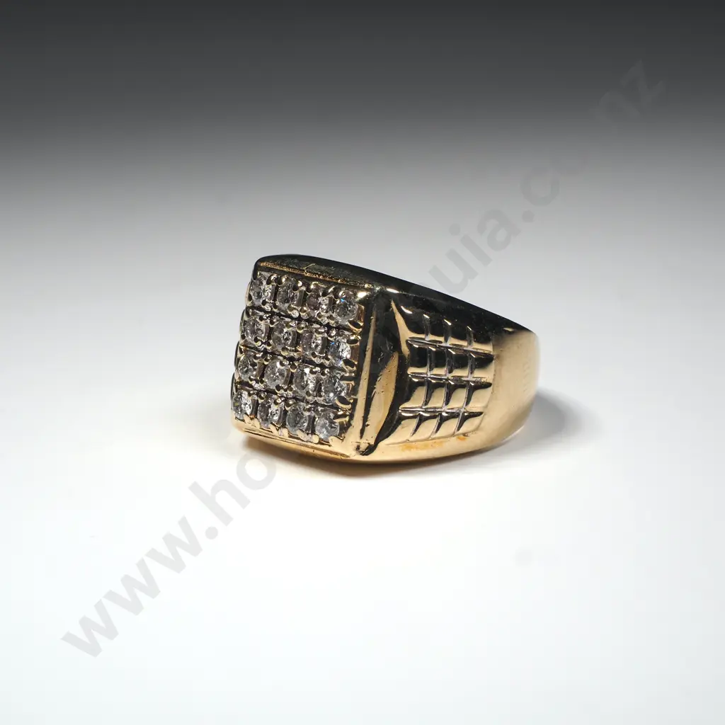 Vintage 14ct Gold Diamond Ring w Valuation for $4,000.00 Image 1++