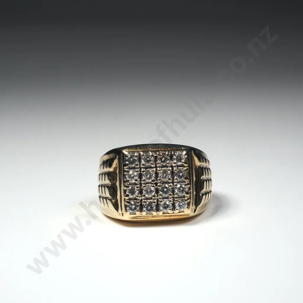 Vintage 14ct Gold Diamond Ring w Valuation for $4,000.00 Image 1++