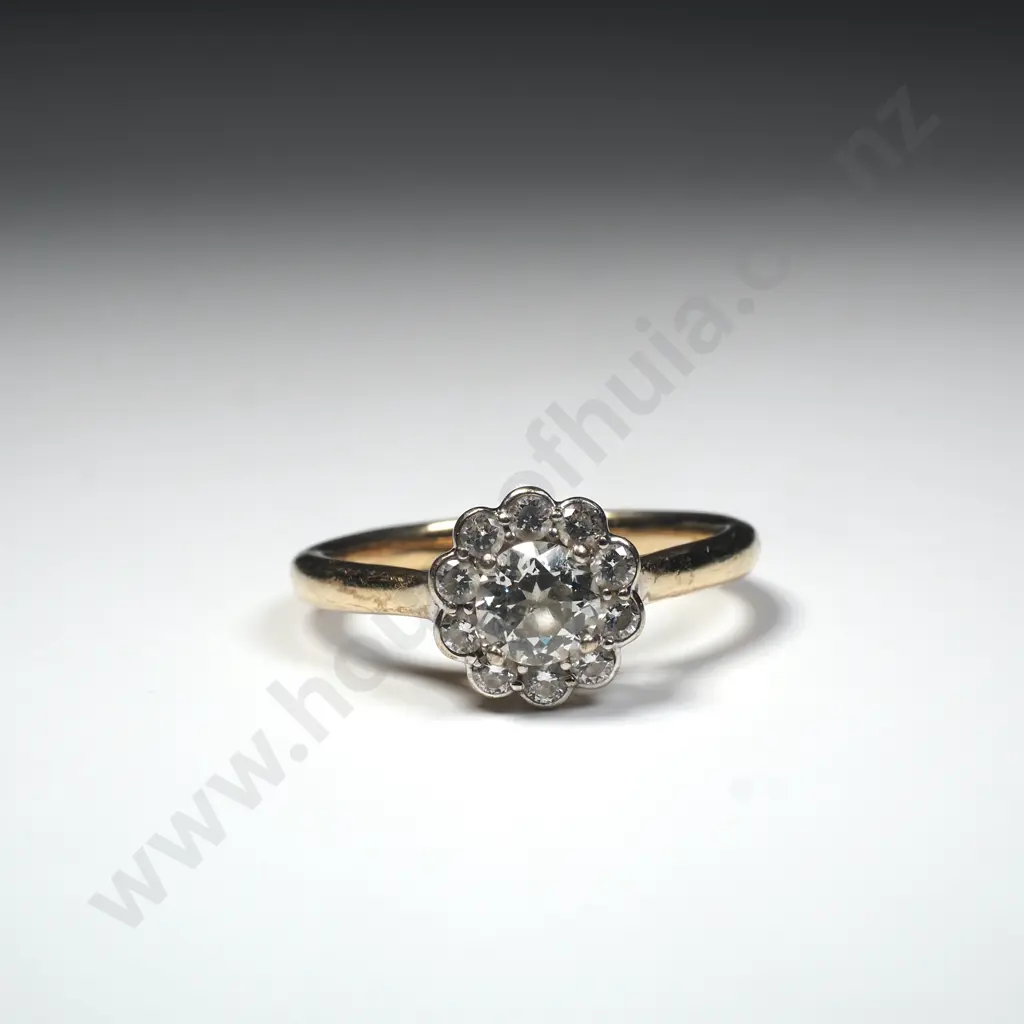 10ct White Gold Diamond Ring w Valuation for $3,750.00 Image 1++
