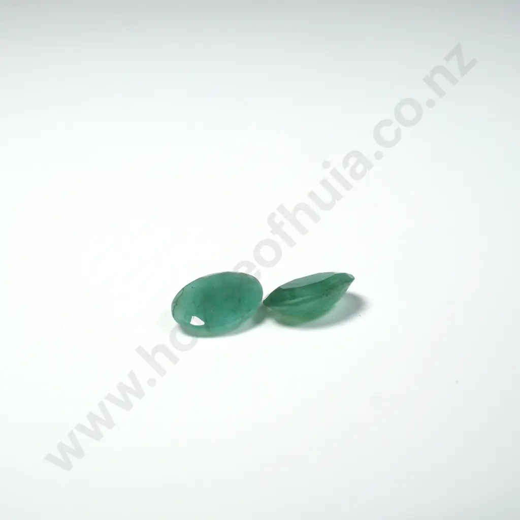 Pair of Loose Emerald Gemstone Image 1++
