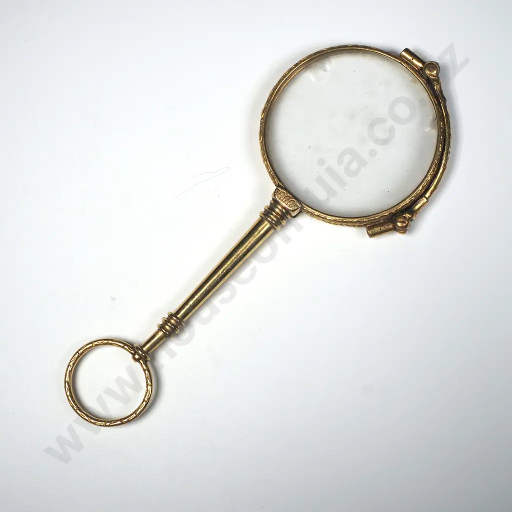 Ornate Antique Rolled Gold Lornette Image 1++