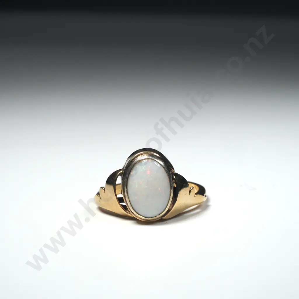 14ct Gold Opal Ring Gold Image 1++
