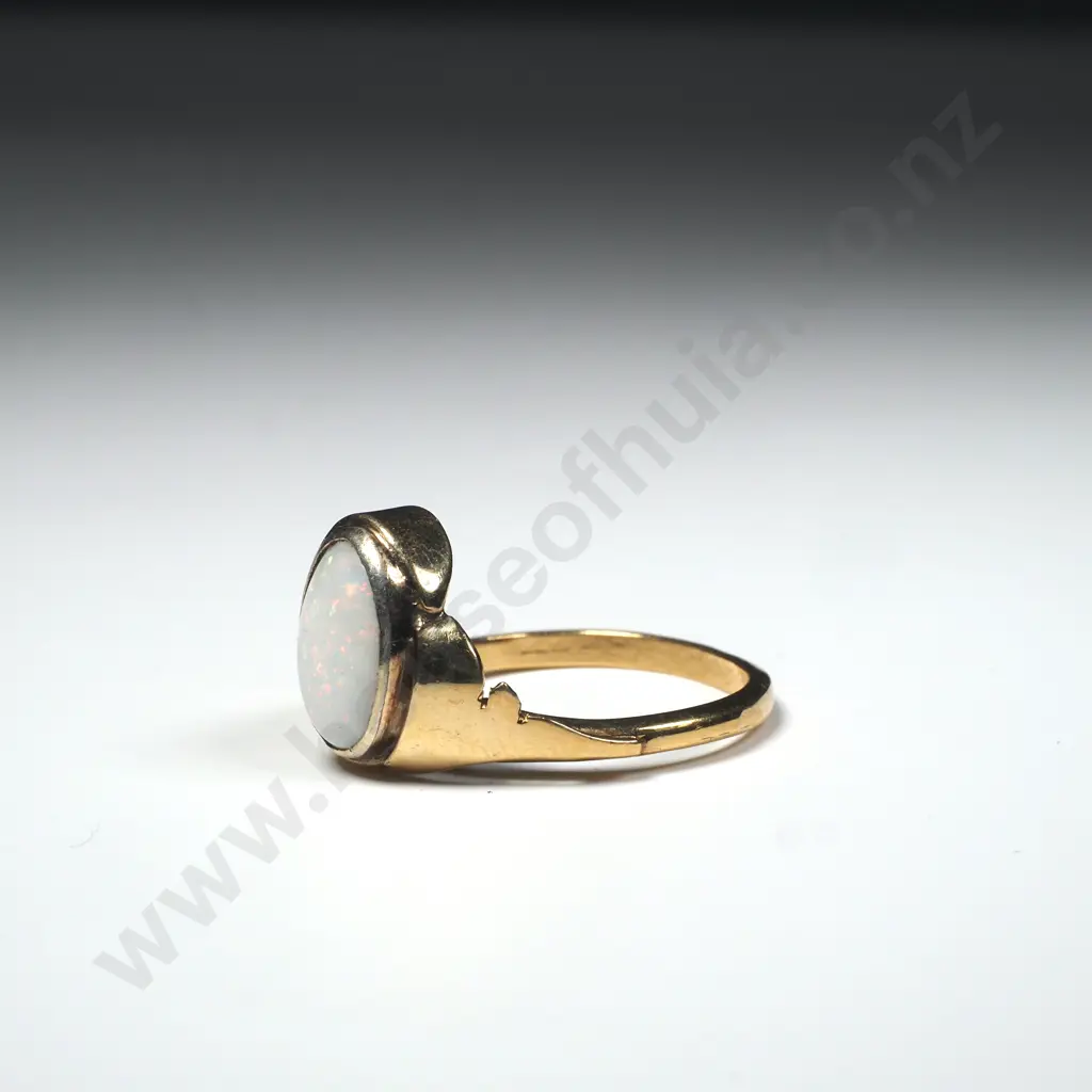 14ct Gold Opal Ring Gold Image 1++