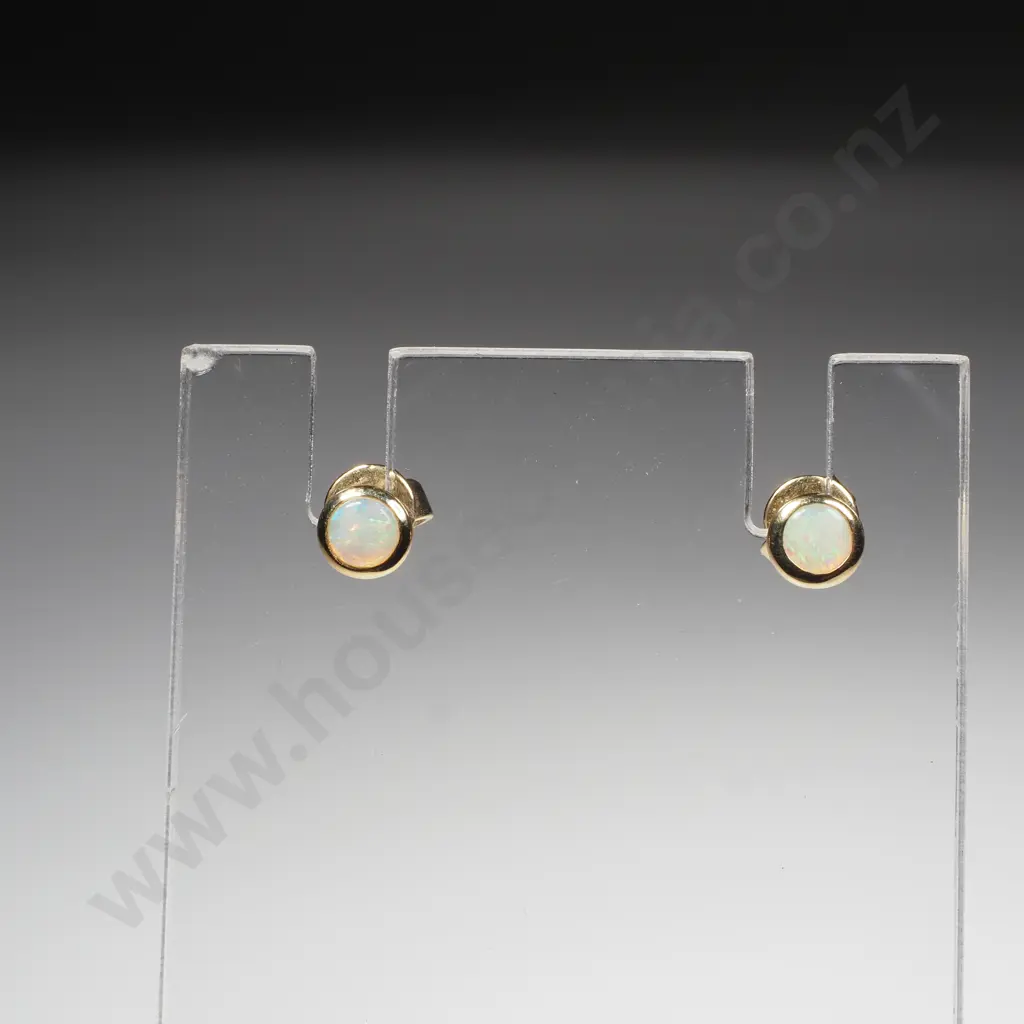 18ct Gold Opal Earring / Pendant Set Image 1++