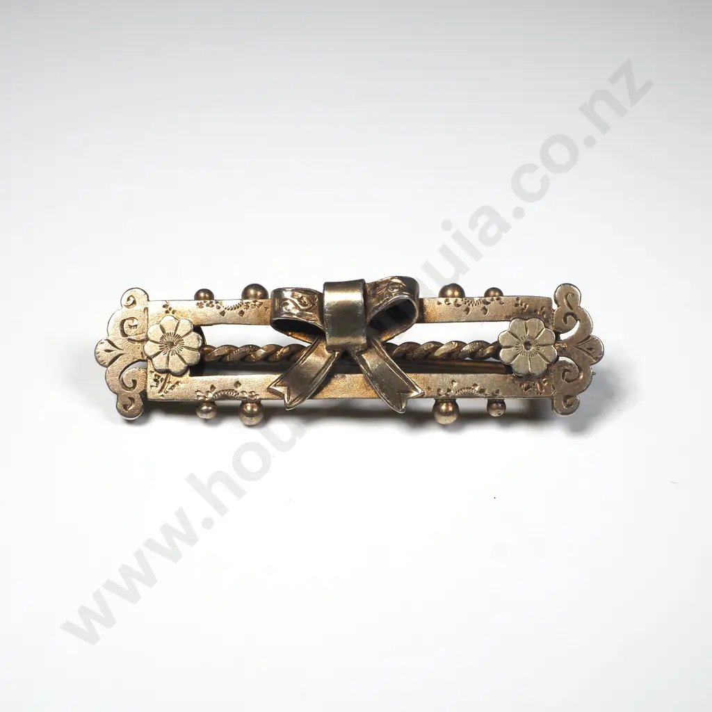 Sterling Silver Gilt Brooch Image 1++